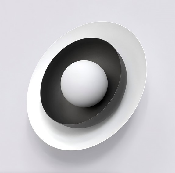 Kinkiet POPPI K1 Biały/Czarny