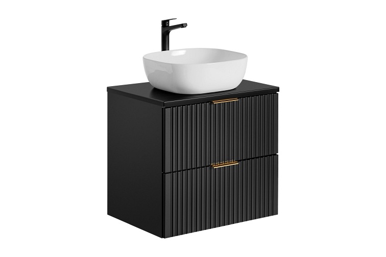 Szafka pod Umywalkę Adel Black 82-60-B-2S 46x60x57 Czarny
