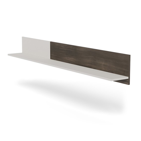 Półka Wisząca RANDOM 2 P-2 Kaszmir/Orzech/Czarny