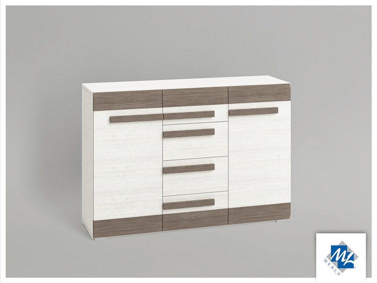 Komoda BLANCO 07 Sosna Śnieżna