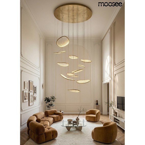 Lampa Wisząca MEDUSA LED Złoty