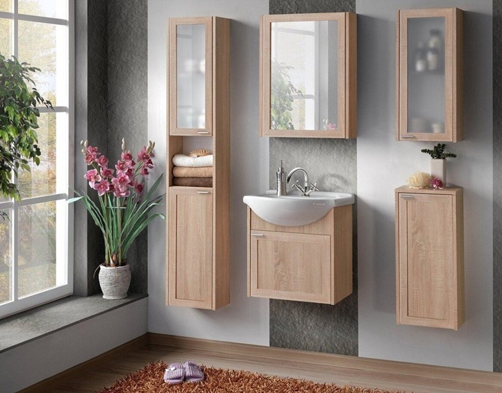 Szafka Wysoka PIANO Dąb Sonoma