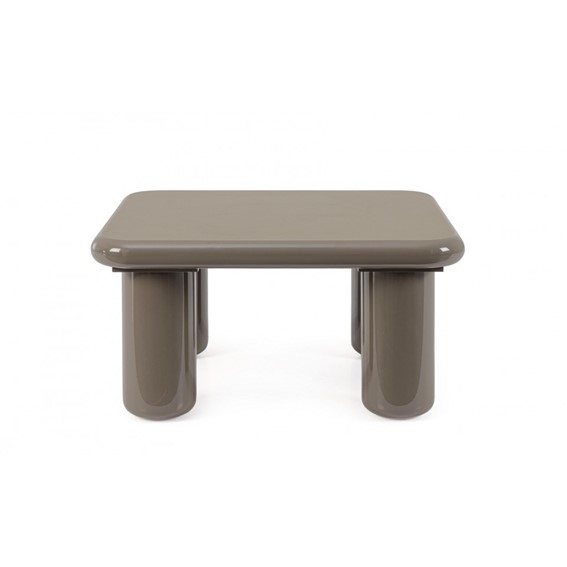 Stolik Kawowy OTILIA SQ 80x80cm Brązowy