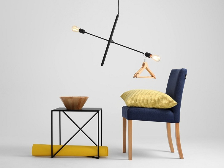 Lampa wisząca TWIGO 2 – czarny