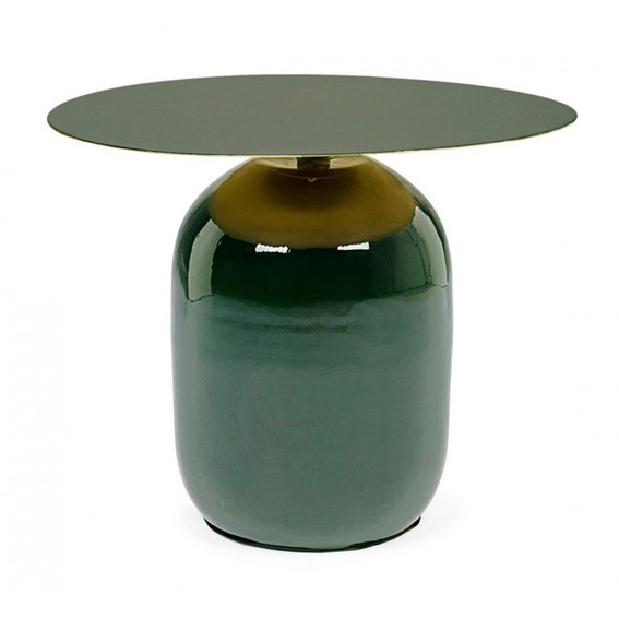 Stolik Kawowy NALIMA Fi50cm Zielony
