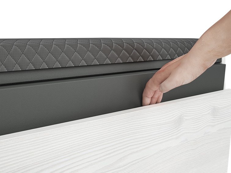 Szafka na Buty HYGA 02 Sosna Śnieżna/Antracyt