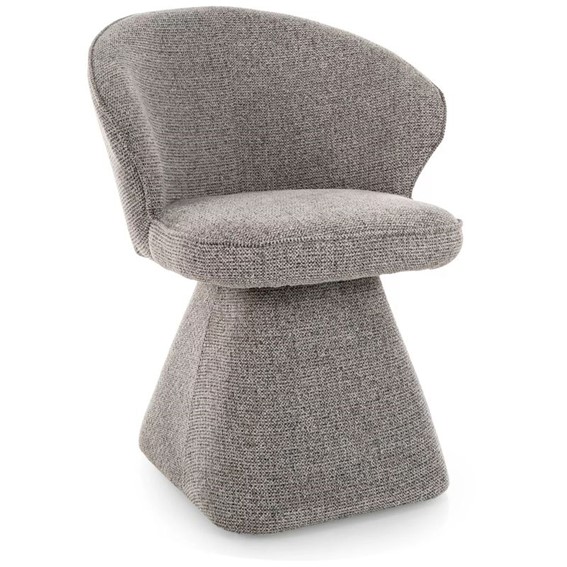 Krzesło NAGO Noelle Szary/Czarny Mat