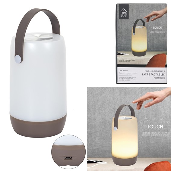 Lampa Dotykowa POIRE LED Szara