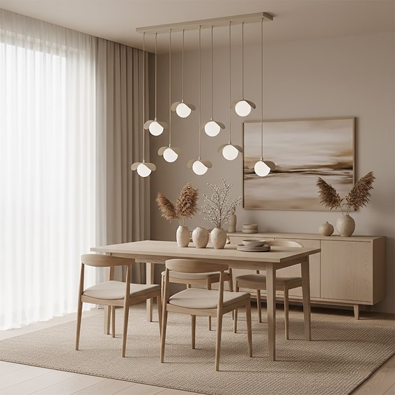 Lampa Wisząca RITUAL 9 Beżowy