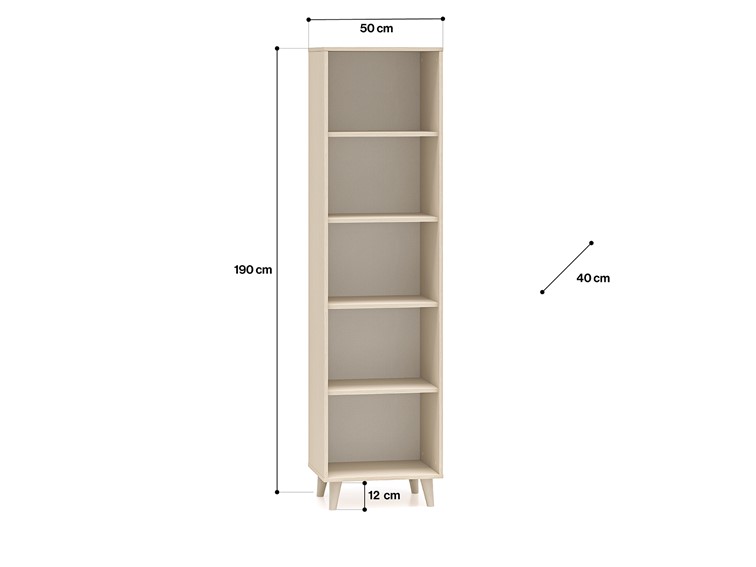 Regał MEVEL 03 Beżowy