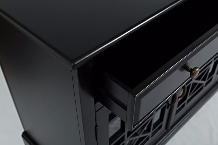 Komoda AV275-9 4D/2S Avola 49x178x82 Czarny