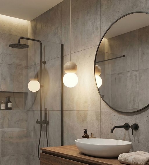 Lampa Wisząca LOOP 1 Beżowy