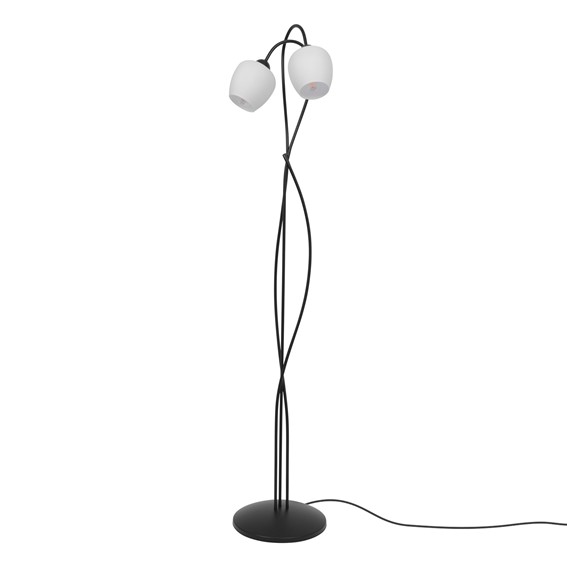 Lampa Podłogowa BELLA K-5188 Czarny/Biały