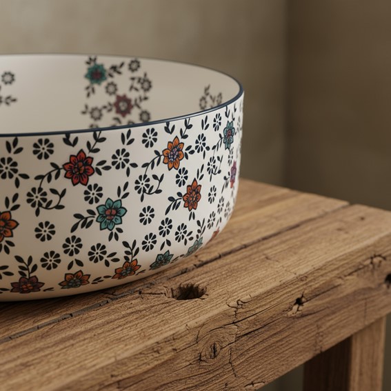 Umywalka Nablatowa STEFANIA FIORI Wielokolorowy