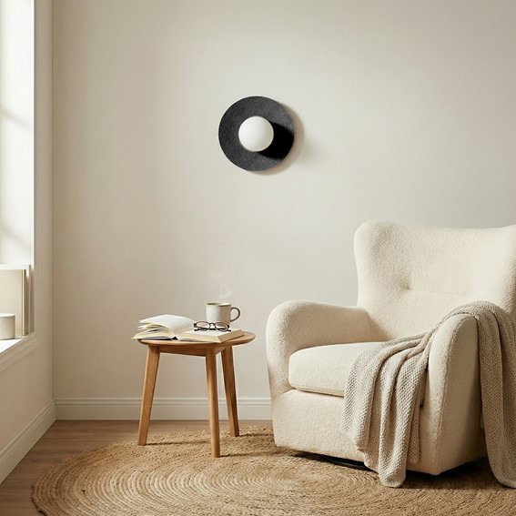 Kinkiet CALMA S K1 Czarny