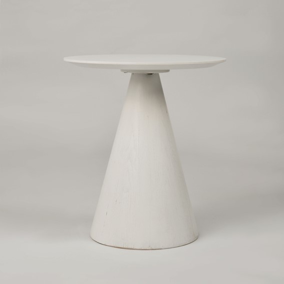 Stolik FLORENCE FL01W fi40 Biały