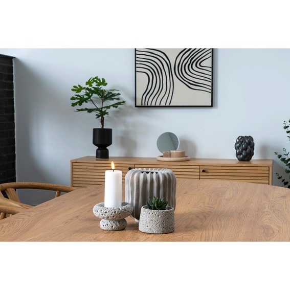 Zestaw 2 Świeczników HOUSE NORDIC Szary