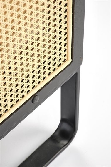 Fotel Wypoczynkowy ILARIO Czarny/Beżowy