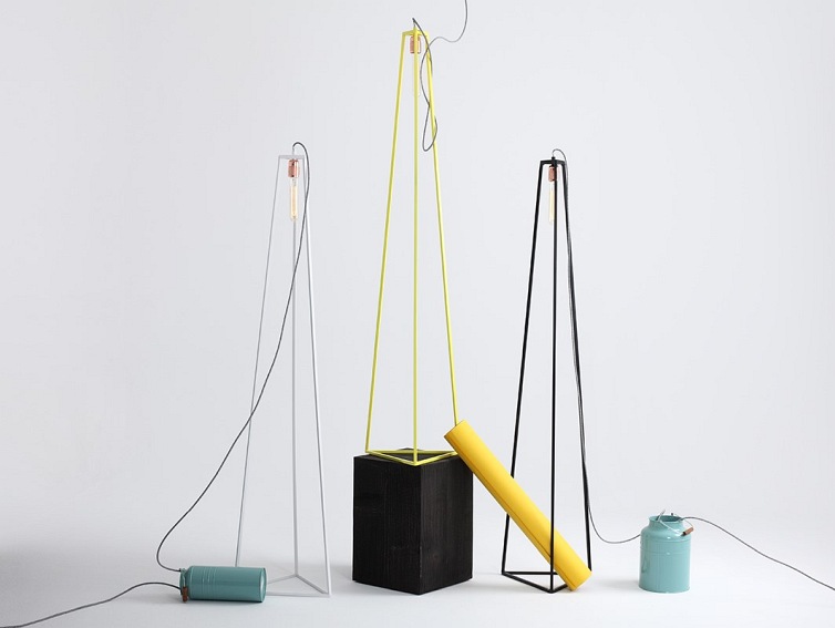 Lampa Podłogowa TRIMETRIC FLOOR Czarny