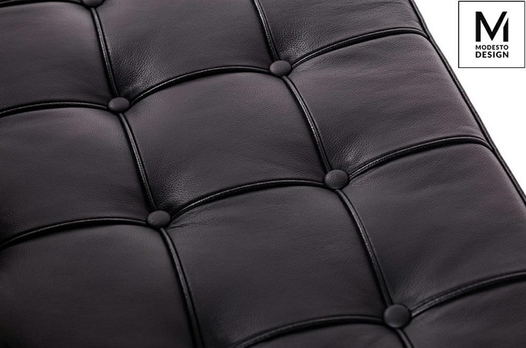 Sofa BARCELON Czarna Ekoskóra