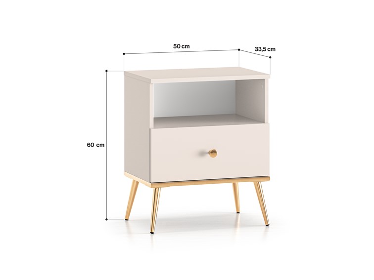 Szafka nocna SELGIN 06 Cashmere