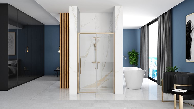 Drzwi Prysznicowe SOLAR 100 Złoty