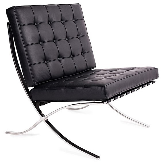 Fotel BARCELON Ekoskóra Czarny