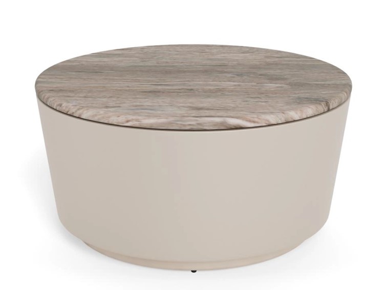 Stolik CANGAS fi80 Marmur/Szary