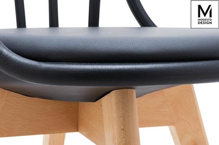 Krzesło ALBERT Czarne/Buk