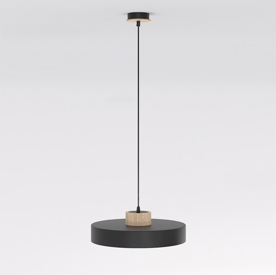 Lampa Wisząca KIVI 1L Czarny