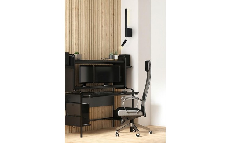 Lampa Ścienna PERISCOPE Czarny