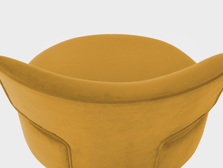 Fotel Flippin 75x60x75 Marakuja/Naturalny