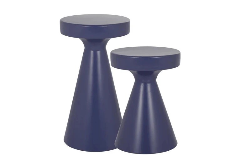 Stolik Kawowy KIMBLE 30 Duży Fioletowy