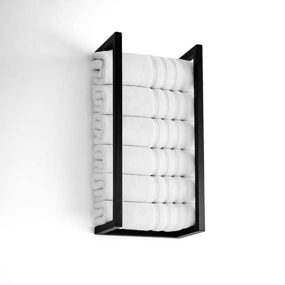 Wieszak Łazienkowy KS-48 TOWEL Czarny