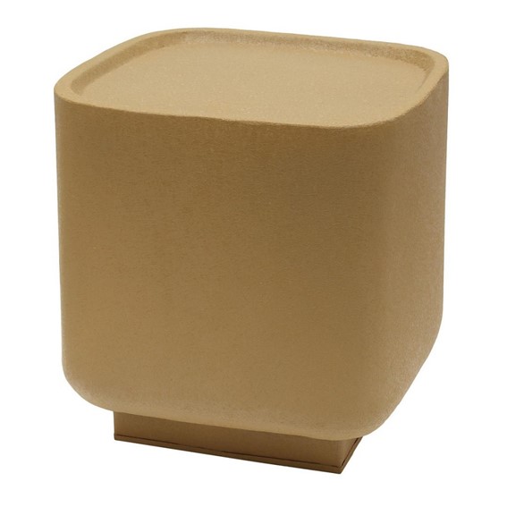 Stolik Kawowy ALLIGATOR SQUARE 37x37cm Żółty