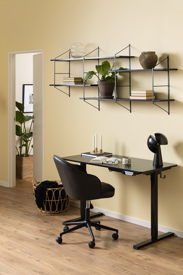 Półka BELFAST 2 Popielaty Czarny