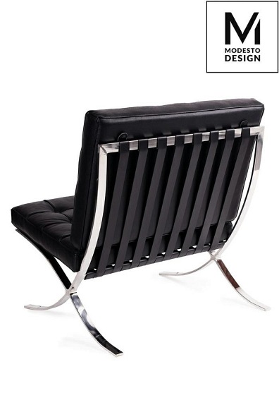 Fotel BARCELON Ekoskóra Czarny