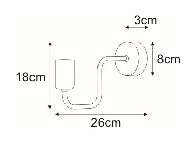 Kinkiet PEKA K-4043 Biały