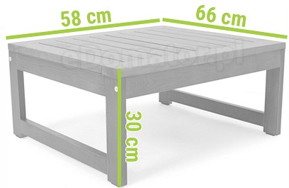 Zestaw Ogrodowy MALTA 2-Osobowy Ciemny Brązowy/Szary