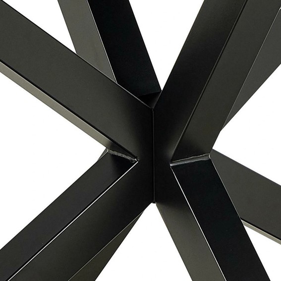 Stół HEAVEN 135x80 Biały/Czarny