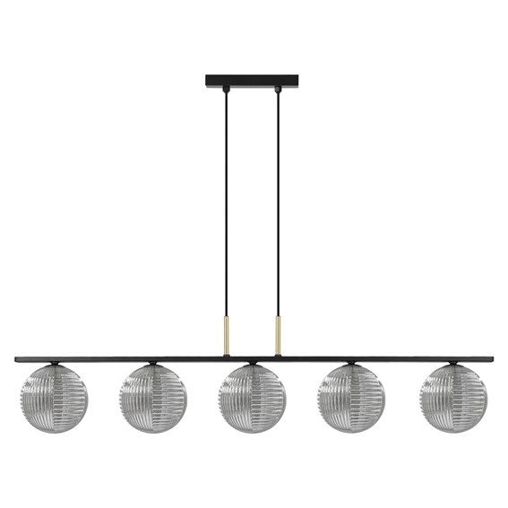 Lampa Wisząca FADO K-5693 Grafitowy/Czarny/Złoty