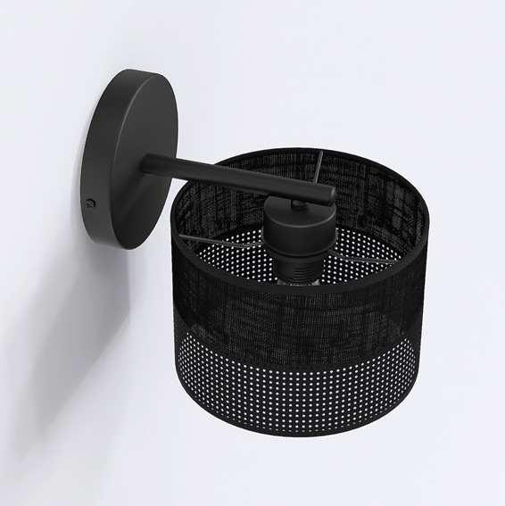 Kinkiet KARBON K1 Czarny