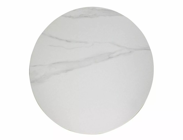 Stół TALIA fi90 Czarny/Biały