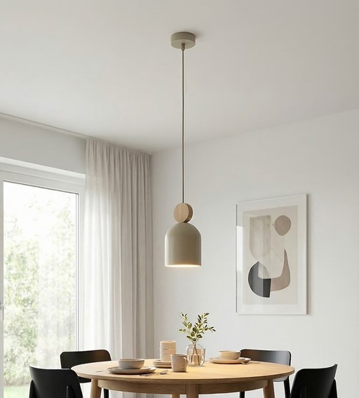 Lampa Wisząca MESI 1 Beżowy