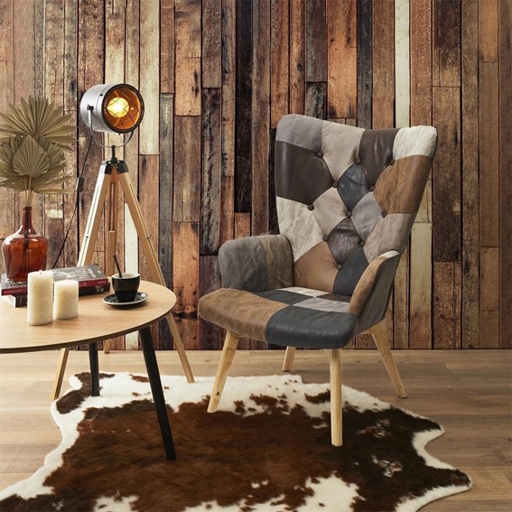 Fotel HELSINKI Brązowy