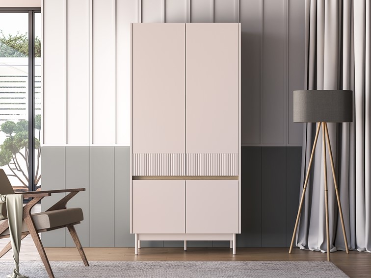 Szafa DUNEA 01 Kaszmirowy/Dąb Cremona