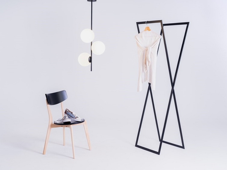 Lampa Wisząca Bobler Vertical 17x40x93 Czarny