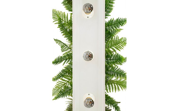 Lampa Wisząca/Kwietnik SEMIRA 100 INDUSTRIAL Biały/Zielony