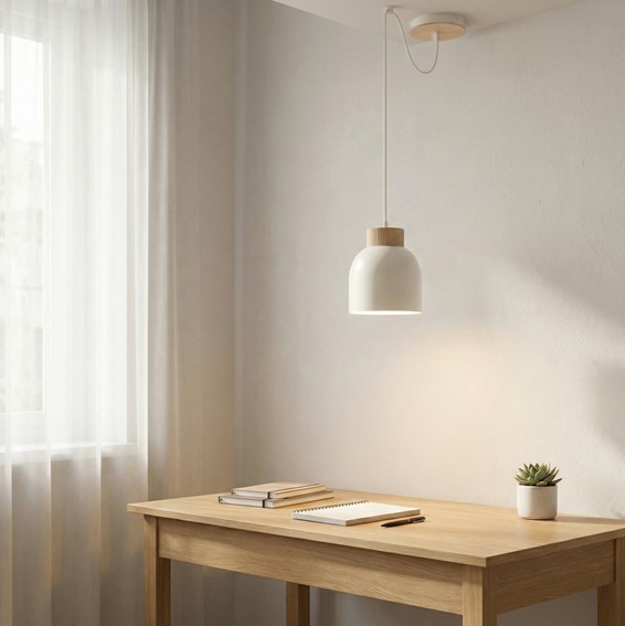 Lampa Wisząca KRU 1 Biały