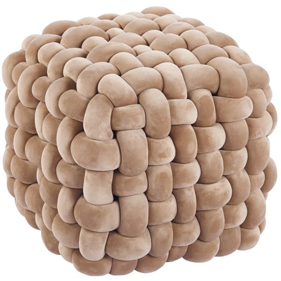 Puf Velvet P7-FX Cappuccino